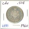 Image 1 : 1960 Canadian silver 50 cent coin