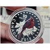 Image 2 : 2015 Canadian 10 dollar, fine silver "The Northern Cardinal" coin #04834 - Housed in RCM case