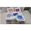 Image 4 : Box of new fashion fabric face masks, assorted colors/styles - approx 100+ sealed