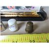 Image 4 : Vintage Thimble collection + Tisdale Hotel advertising, Angel pen & Pencil set with box