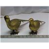 Image 1 : 2 Cast brass pheasents