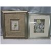 Image 1 : 2 pictures in frames - 17.5"x20.5" and 16.5"x 18.5"