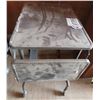 Image 2 : 36"x 14.5"x 27" Metal Table with collapsible sides - wheeled