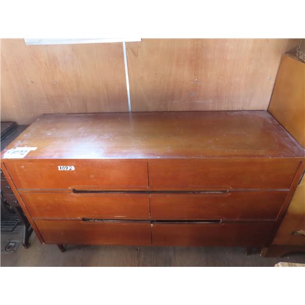 19 x 54 x 31.5  Wooden dresser + 30 x 44  mirror