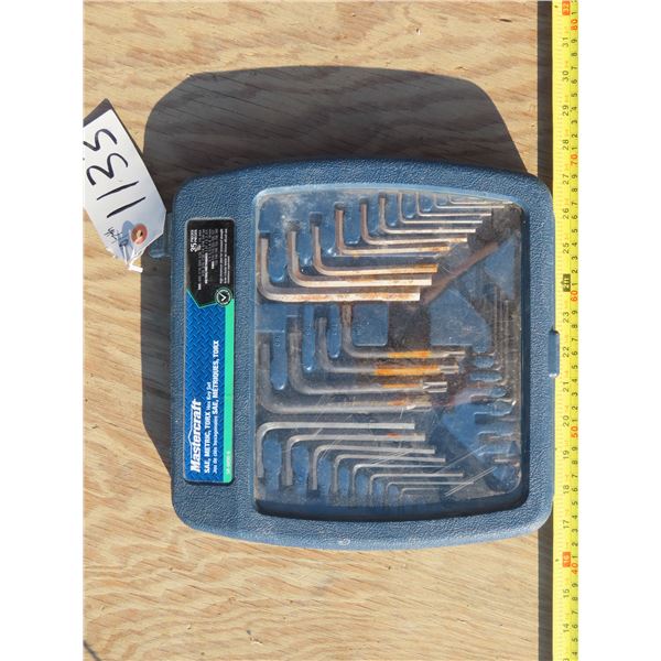 Mastercraft SAE, Metric, Torx Hex key set - Schmalz Auctions