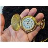 Image 2 : Pocket watch - ornate train / locomotive design on case