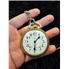 Image 1 : Waltham 17 Jewel pocket watch - 10k rolled gold plate - appears working see video