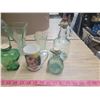 Image 2 : lot of glass items - Diana cup, 1 small vase cracked