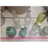 Image 2 : lot of decorative glass bottles