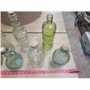 Image 3 : lot of decorative glass bottles