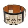 Image 1 : Hermes Black Medor Collier De Chien Bracelet