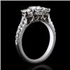 Image 3 : 1.66 ctw Diamond 14K White Gold Ring
