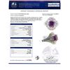 Image 3 : 2.24 ctw UNHEATED Ruby and 0.20 ctw Diamond Platinum Ring (GIA CERTIFIED)