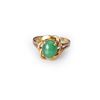 Image 1 : 18K Yellow Gold Jadeite Ring