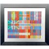 Image 1 : Flags of All Nations - Custom Framed by Agam, Yaacov