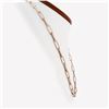Image 2 : NEW 14k Rose Gold 30" Long Polished Oval Paperclip Cable Link Chain Necklace
