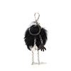 Image 3 : Prada Fur Face Bag Charm Fur Black