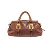 Image 1 : Prada Brown Leather 2 Way Bag