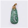 Image 2 : Antique Chinese Carved Greed Jadeite Pendant