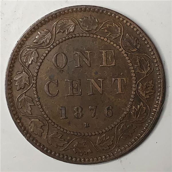 Canadian Large Cent 1876