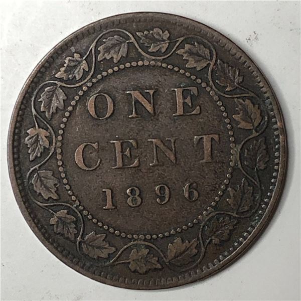 Canadian Large Cent 1896 VF