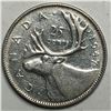 Image 1 : 1947 Dot King George VI 25 Cents EF++ Key Date Very Nice Example