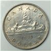 Image 1 : 1953 Queen Elizabeth II Canadian Silver Dollar