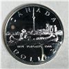 Image 1 : 1984 Queen Elizabeth II Canadian Silver Dollar UNC