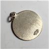 Image 2 : Sterling Silver Moose Medalion Pendant 3.4g