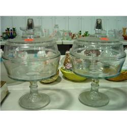 CLEAR GLASS COMPOTE