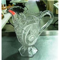 CLEAR GLASS PITCHER