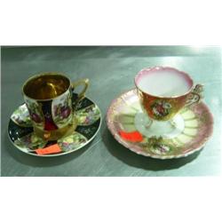 PAIR OF TEA CUPS