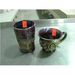 CARNIVAL GLASS PIECES