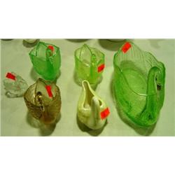 GLASS SWANS