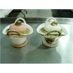 PAIR OF CHICKEN BASKETS