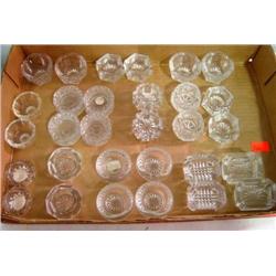 LOTS OF GLASS SALT DIPS