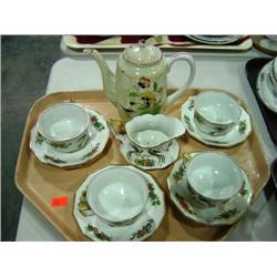 TEA POTS & CUPS & SAUCERS