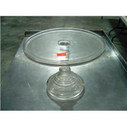 GLASS CAKE STAND