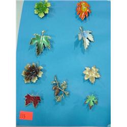 LOT OF LEAVE PINS