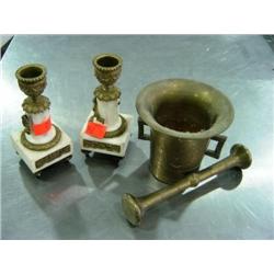 CANDLE STICKS & MORTAR