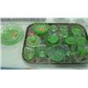 Image 1 : GREEN DEPRESSION GLASS