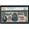 Image 1 : 1907 $5 Legal Tender Note PCGS 63