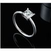 Image 1 : Princess Cut 1.00ct VVS1 White F-G Fire Moissanite Ring