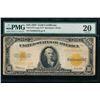 Image 1 : 1922 $10 Gold Certificate PMG 20
