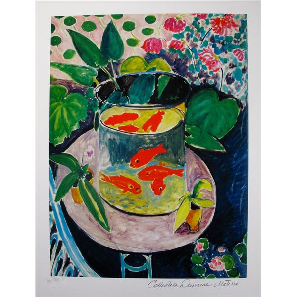 Henri Matisse GOLDFISH Estate Signed Limited Edition Giclee