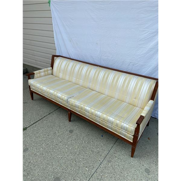 Retro Pastel Striped Couch