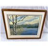 Image 1 : Oil Painting "Grande Cache Lake"