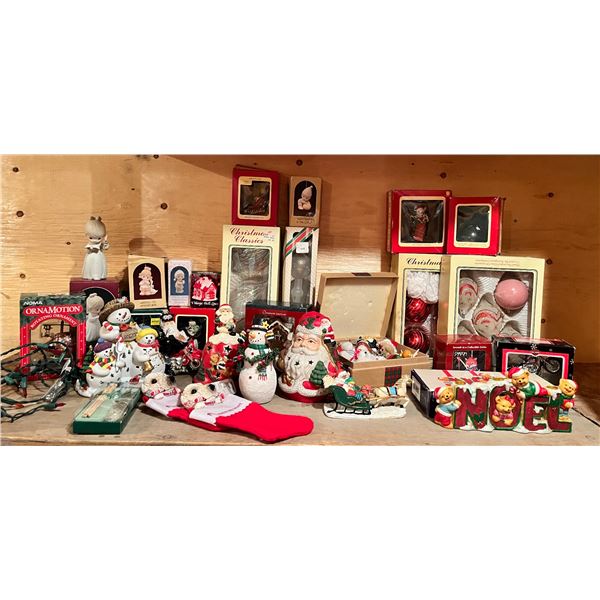 Large Assortment of Christmas Decor