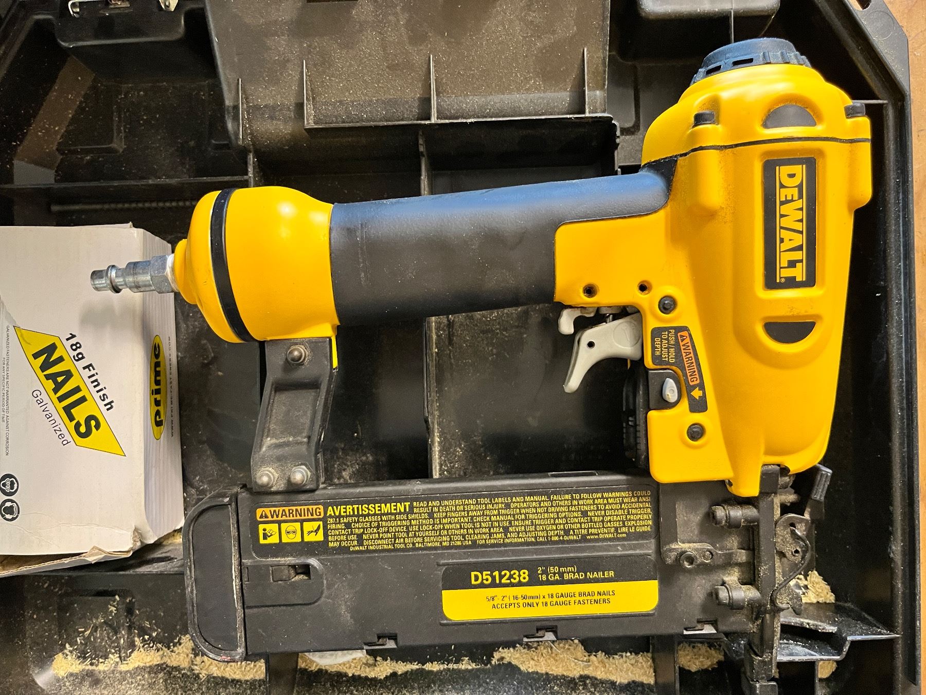 DeWalt Air Nailer Model # D51238 - Sunrise Estate Services Ltd