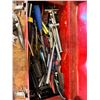 Image 2 : Red Metal Toolbox with Contents